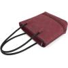 imageMontana West Woven Tote Bags for Women Purses and Handbags with Concealed Carry Back Zipper PocketWoven Burgundy