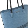 imageMontana West Woven Tote Bags for Women Purses and Handbags with Concealed Carry Back Zipper PocketWoven Steel Blue