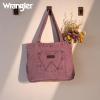 imageMontana West Wrangler Tote Bag for Women Large Denim Purses for Work TravelHot Pink