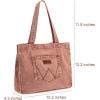 imageMontana West Wrangler Tote Bag for Women Large Denim Purses for Work TravelHot Pink
