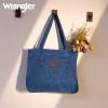 imageMontana West Wrangler Tote Bag for Women Large Denim Purses for Work TravelLight Jean
