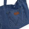 imageMontana West Wrangler Tote Bag for Women Large Denim Purses for Work TravelLight Jean
