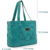 imageMontana West Wrangler Tote Bag for Women Large Denim Purses for Work TravelTurquoise