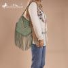 imageMontana Western Fringe Hobo Bags for Women Top Handle Shoulder PursesGreen