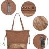 imageTrinity Ranch Western Tote Bag for Women Genuine HairOn Cowhide Collection Handbag Conceal Carry Purse