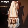 imageWrangler Crossbody Bag for Women Boho Aztec Small Multi Pocket Crossover PurseAngel Diamond White With Adjustable Strap