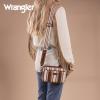 imageWrangler Crossbody Bag for Women Western Cowgirl Crossbody Purses with Guitar StrapStripe Brown