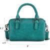 imageWrangler Crossbody Bags for Women Mini Satchel Handbags with StrapEmbossedturquoise
