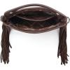 imageWrangler Crossbody Bags for Women Western Fringe Top Handle Handbags Embroidered Boot Scroll Crossbody BagAmediumcoffee