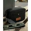 imageWrangler Crossbody Purses for Women Trendy Camera Snapshot Bag with Wide StrapDouble Layer Black