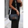 imageWrangler Crossbody Purses for Women Trendy Camera Snapshot Bag with Wide StrapDouble Layer Black