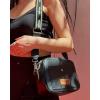 imageWrangler Crossbody Purses for Women Trendy Camera Snapshot Bag with Wide StrapDouble Layer Black