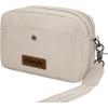 imageWrangler Crossbody Purses for Women Trendy Camera Snapshot Bag with Wide StrapDouble Layer Light Beige