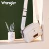 imageWrangler Crossbody Purses for Women Trendy Camera Snapshot Bag with Wide StrapDouble Layer Light Beige