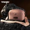 imageWrangler Crossbody Purses for Women Trendy Camera Snapshot Bag with Wide StrapDouble Layer Pink