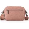 imageWrangler Crossbody Purses for Women Trendy Camera Snapshot Bag with Wide StrapDouble Layer Pink