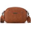 imageWrangler Crossbody Purses for Women Trendy Camera Snapshot Bag with Wide StrapRetro Brown