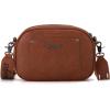 imageWrangler Crossbody Purses for Women Trendy Camera Snapshot Bag with Wide StrapRetro Dark Brown