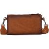 imageWrangler Distressed Crossbody Purses for Women Multifunction Card Holder Wallet Small Purse with Double ZipperAngle Light Brown