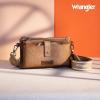 imageWrangler Distressed Crossbody Purses for Women Multifunction Card Holder Wallet Small Purse with Double ZipperBright Khaki