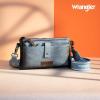 imageWrangler Distressed Crossbody Purses for Women Multifunction Card Holder Wallet Small Purse with Double ZipperDemin