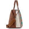 imageWrangler Duffel Bag for Women Large Travel Weekender Bag Tapestry Designer Carry On Bags BrownCanvas CottonBeige