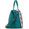 imageWrangler Duffel Bag for Women Large Travel Weekender Bag Tapestry Designer Carry On Bags BrownCanvas CottonTurquoise