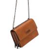 imageWrangler Flap Crossbody Purse for Women Shoulder Bag Vintage Wallets with Chain StrapAmber Brown