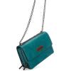 imageWrangler Flap Crossbody Purse for Women Shoulder Bag Vintage Wallets with Chain StrapBlue Turquoise