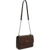 imageWrangler Flap Crossbody Purse for Women Shoulder Bag Vintage Wallets with Chain StrapDark Coffee