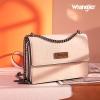 imageWrangler Flap Crossbody Purse for Women Shoulder Bag Vintage Wallets with Chain StrapGardenia White