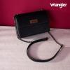 imageWrangler Flap Crossbody Purse for Women Shoulder Bag Vintage Wallets with Chain StrapJet Black