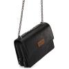 imageWrangler Flap Crossbody Purse for Women Shoulder Bag Vintage Wallets with Chain StrapJet Black