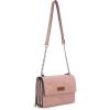 imageWrangler Flap Crossbody Purse for Women Shoulder Bag Vintage Wallets with Chain StrapPeach Pink