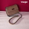 imageWrangler Flap Crossbody Purse for Women Shoulder Bag Vintage Wallets with Chain StrapSand Khaki