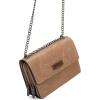 imageWrangler Flap Crossbody Purse for Women Shoulder Bag Vintage Wallets with Chain StrapSand Khaki