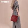 imageWrangler Hobo Bags for Women Designer Aztec Bucket Purses Western Tapestry Shoulder HandbagsTrendymaroon