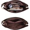 imageWrangler Hobo Bags for Women Vegan Leather Top Handle Shoulder Purses and HandbagsSolid Coffee