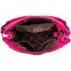 imageWrangler Hobo Bags for Women Vegan Leather Top Handle Shoulder Purses and HandbagsWith Strap Distressedhot Pink