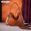 imageWrangler Large Hobo Crossbody Bag for Women Shoulder Purse Handbags with Adjustable StrapAmber Brown