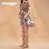 imageWrangler Large Hobo Crossbody Bag for Women Shoulder Purse Handbags with Adjustable StrapCow Print  Brown