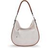 imageWrangler Large Hobo Crossbody Bag for Women Shoulder Purse Handbags with Adjustable StrapOffwhite