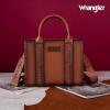 imageWrangler Medium Tote Bag for Women Designer Satchel Handbags Tophandle Purses with StrapDistressedbrown