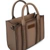 imageWrangler Medium Tote Bag for Women Designer Satchel Handbags Tophandle Purses with StrapDistressedkhaki