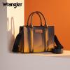 imageWrangler Medium Tote Bag for Women Designer Satchel Handbags Tophandle Purses with StrapGradientbrown