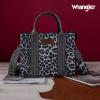 imageWrangler Medium Tote Bag for Women Designer Satchel Handbags Tophandle Purses with StrapLeopardlight Grey