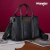 imageWrangler Medium Tote Bag for Women Designer Satchel Handbags Tophandle Purses with StrapVintageblack