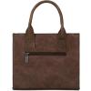imageWrangler Medium Tote Bag for Women Designer Satchel Handbags Tophandle Purses with StrapVintagebrown