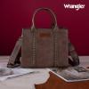 imageWrangler Medium Tote Bag for Women Designer Satchel Handbags Tophandle Purses with StrapVintagebrown