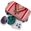 imageWrangler Mini Crossbody Purse for Women Western Aztec Clutch Designer Tapestry Shoulder HandbagsPink